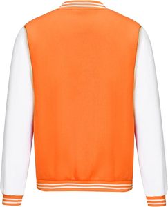 เสื้อแจ็คเก็ตเบสบอลวิทยาลัยแบบมีซับในขนแกะ ปักลาย  ผ้าแคนวาสหนานุ่ม กันน้ำ ระบายอากาศได้ดี  ปรับแต่งได้ 100% - Product Image 2