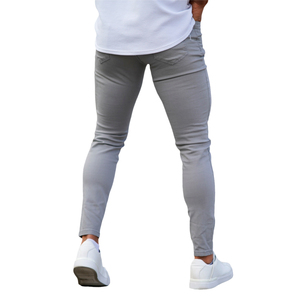 Spring Men's Outdoor Slim <b>Fleece</b> Breathable Garment Dyed High Waist Straight Leg Sweatpants Casual <b>Work</b> Pants - Product Image 4