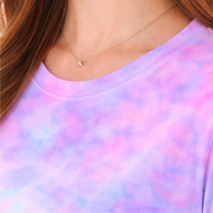Camiseta Tie-Dye con Logotipo Personalizado para Mujer, Camisetas de Verano Casuales, Ligeras y Cómodas para Mujer - Product Image 4