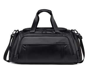<b>Convertible</b> Duffle Bag <b>Backpack</b> Handbag Crossbody Bag Unisex Polyester Travel Bag Adjustable Strap Barrel Shape Zip Closure - Product Image 1