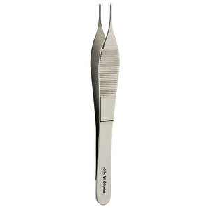 Manipulation des tissus délicats Instrument médical en acier inoxydable de 4.75 pouces Adson Stille Tissue Forceps Instrument chirurgical de précision - Product Image 1