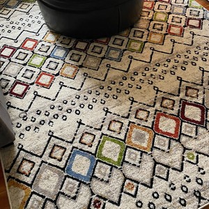 Premium Handwoven Natural Jute Area <b>Rug</b> with Green Border Eco Friendly Braided Floor Carpet for Living Room Bedroom Home Decor - Product Image 4