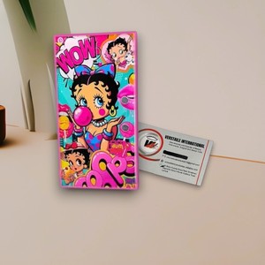 Palette magnétique en acrylique Betty Boop de haute qualité, motif cœur et fleur, pour extensions de cils, durable, étanche et mignonne - Product Image 5