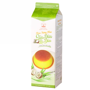 Servicio de Fabricación de Marca Privada al por Mayor, Crema No Láctea HALAL para Panadería, Crema de Huevo de Coco Pandan, Crema de Huevo sin Horno, Suministro de 1KG - Product Image 1