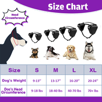 Protection auditive anti-anxiété HQ pour chien : Casque anti-bruit efficace pour apaiser les chiens lors de feux d'artifice, de grêles et de stress