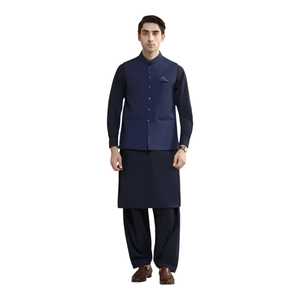 Ropa de Fiesta de Boda, Tallas y Colores Personalizados, Chaleco Tradicional Salwar Kameez para Hombre, Ropa India y Pakistaní, Ropa Étnica - Product Image 1
