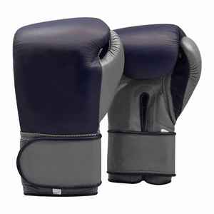 Gants de boxe professionnels personnalisés avec logo, pour combats, vente en gros, en cuir de haute qualité, unis et vierges, pour l'entraînement de boxe - Product Image 1