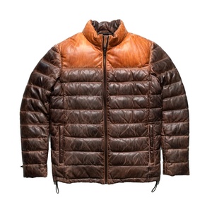 แจ็กเก็ตหนังสองสีสำหรับผู้ชายแจ็กเก็ตหนังสองสีแฟชั่นสำหรับผู้ชาย - Product Image 2