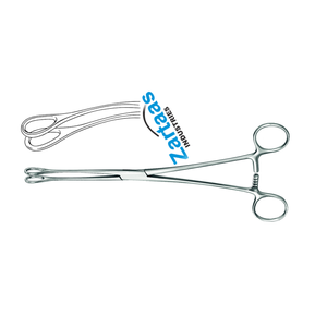 Pinces à éponges chirurgicales en acier inoxydable de haute qualité SPONGE FORCEP FORESTER Lisses Courbées 25 CM Fabricant et exportateur d'instruments chirurgicaux - Product Image 2