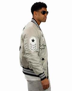 Custom Embroidery Patch Men Varsity Jacket <b>Vintage</b> Letterman Bomber Jacket High Quality Streetwear <b>Windbreaker</b> Pilot Outwear - Product Image 4
