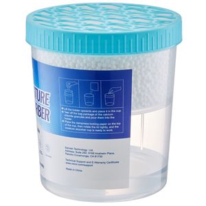 Confezione da 2 secchielli assorbiumidità ad alta capacità da 16,2 once (800 ml) con secchio esterno riutilizzabile e portatile - Product Image 3