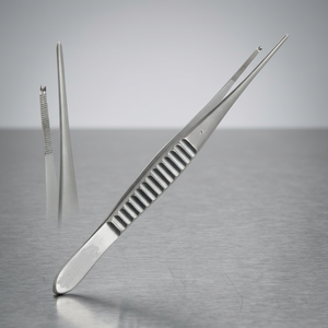 Pinces à tissus Gillies 1x2 dents, manuelles, en acier inoxydable, pour dissection, BCI 4546, certifiées CE Classe I - Product Image 4