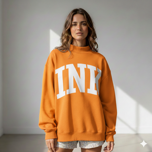 Sudadera Personalizada de Felpa Sólida Ecológica, Cuello Alto, Manga Larga, para Mujer - Product Image 4