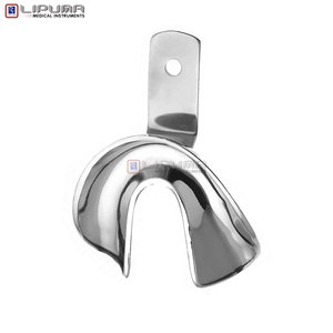 Bandeja de Impresión Dental Premium con Borde L4 Sólido (Inferior), Tamaño S, Acero Inoxidable, Reutilizable, Autoclavable, Perforada - Product Image 4