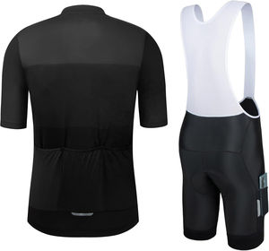 Tenue de cyclisme en gros pour équipes et clubs – Maillot de cyclisme coupe ajustée en tissu extensible avec short rembourré - Product Image 2