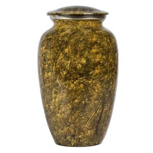 Cendres humaines En Aluminium Crémation Urne Fabriqués À La Main Émail Prime Couché Qualité Urne Fabriqués À La Main Antique Crémation Urne - Product Image 1