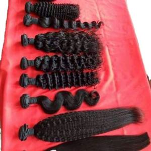 Extensions de cheveux indiens vierges de qualité supérieure 100% naturels, ondulés et bouclés, tissage de cheveux humains vierges bruts Remy, prix d'usine en gros - Product Image 6
