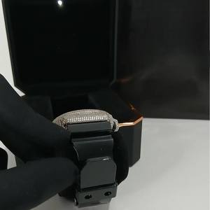 Reloj GM6900 Completamente Adornado con Diamantes de Imitación VVS Moissanite, Caja y Correa con Incrustaciones de Diamantes, Bisel con Certificado GRA, Pasa el Test de Diamantes - Product Image 2