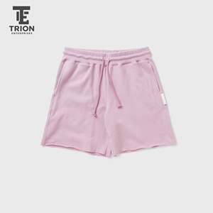 Pantalones Cortos Deportivos Color Naranja Oxido para Hombre, de Algodón y Felpa, con Cordón Ajustable, Bolsillos Laterales, Estilo Casual, para Gimnasio - Product Image 2
