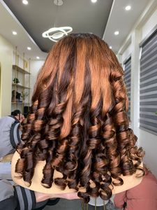 Cuticle Aligned Remy Virgin Human Hair Lace <b>Front</b> <b>Wig</b> for Black Women Customized Colorful 180% Density - Product Image 3