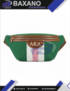 Sac banane AKA Sorority Alpha |   Kapa |   Sac banane unisexe imperméable à fermeture éclair avec motif lettres Alpha - Product Image 5