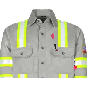 Latest Design New Arrival Custom Made <b>Men</b> Welding FR Shirts Lightweight Welding Shirts Flame Resistant <b>Men's</b> Fire Retardant - Product Image 4