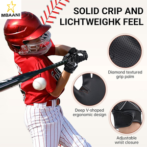 ถุงมือตีเบสบอลสำหรับเด็ก รุ่น Super Grip สำหรับซอฟต์บอล/ทีบอล เหมาะสำหรับเด็กชายและเด็กหญิง - Product Image 3