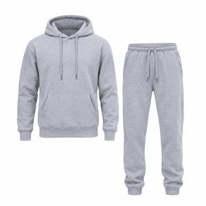 <b>Men's</b> 2 Piece Tracksuit Set Hoodie Jogger <b>Pants</b> Sports Shorts <b>Lounge</b> Set Summer Activewear - Product Image 1