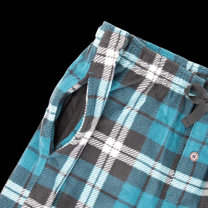 <b>Men</b> Plaid Flannel Sleep Bottoms Long Lounge <b>Pants</b> Soft Cotton Autumn Casual Wear Full Length Pajama Trousers - Product Image 5