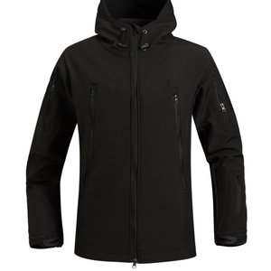 เสื้อแจ็คเก็ตยุทธวิธีแบบ Softshell สำหรับผู้ชาย กันน้ำ กันลม ป้องกันไฟฟ้าสถิตย์ ลายพราง โพลีเอสเตอร์/คอตตอน - Product Image 6