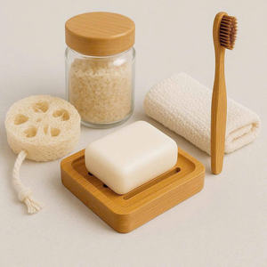 Porte-savon rectangulaire en bambou écologique de bonne qualité, gravure personnalisée, style moderne, vente en gros au Vietnam - Product Image 6