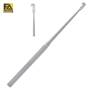 MICRO CROCHET DOUBLE BROCHE et crochet de peau (mâchoires pointues, 2mm, larges) Micro Crochet Instruments de chirurgie plastique CE ISO approuvé - Product Image 1
