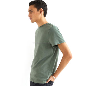 Camiseta Unisex de Algodón 100% Personalizada OEM ODM, MOQ Bajo, Camiseta Lisa con Cuello Redondo para Hombre con Logotipo de Impresión Personalizada - Product Image 2