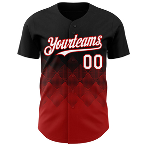 Custom Baseball Uniforms Sublimation Printed Embroidered Logo Button <b>Down</b> Quick Dry Active Sportswear Team Wear OEM Jerseys - Product Image 3