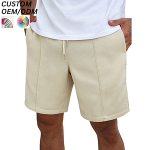 Shorts de bain décontractés en coton pour hommes – Légers, respirants, séchage rapide, imperméables – Idéaux pour l'été et les voyages – Prise en charge OEM/ODM pour logo personnalisé et marque - Product Image 1