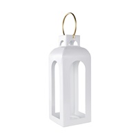 Nouvelle Arrivée : Lanterne Décorative en Verre et Fer, Couleur Rustique Mate, Taille Standard, Porte-Bougie Fait Main, Forme et Taille Personnalisables