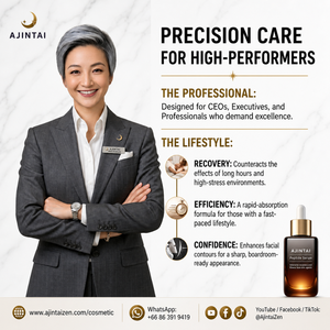Sérum Peptidique Liquide Ajintai pour les Yeux et le Visage Anti-Âge Oligopeptides Thé Vert Citron Sans Parfum Tous Types de Peau Chiang Mai - Product Image 6
