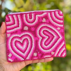 New Arrival American Style <b>Seed</b> Beaded Coin Purse For Wome Coin Pouch Beaded Coin Wallet - Product Image 6