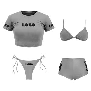 Conjunto de Bikini de Lujo para Mujer, Estilo de Diseñador Premium, Traje de Baño de Dos Piezas para Playa - Product Image 2