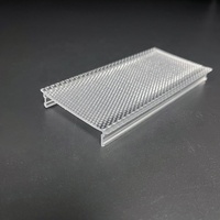 Bming – Nouveaux diffuseurs prismatiques en polycarbonate extrudé, transparents, linéaires, légers et écologiques pour éclairage LED