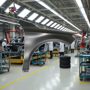 Nouveau garde-boue avant droit en aluminium d'origine OEM pour CLA Classe W117 2013-2019, pièce de rechange, numéro de pièce 1178810201 - Product Image 1