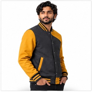 Veste varsity pour homme de haute qualité, dotée d'un tissu confortable, de coutures durables et d'un style moderne pour une mode décontractée et quotidienne. - Product Image 4