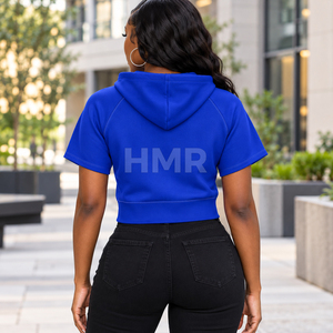 Sudadera con Capucha Corta Personalizada HMR Sorority Sisterhood para Mujer, Estilo Casual Urbano, con Capucha Corta, Lavada - Product Image 4