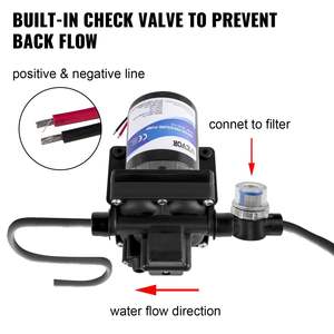 Bomba de Diafragma de 12V para RV, Autocaravanas, Embarcaciones, Jardines, Agua Dulce, Autocebante, 3 GPM, 55 PSI, Desmontable, Modelo D0100X3WFA6 - Product Image 5