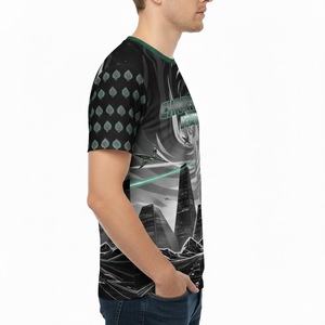 High Elastic Sports <b>Tights</b> Men's Short Sleeve Quick Dry Running Pants Basketball Training T Shirt - Product Image 6