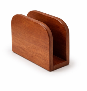 Porta servilletas de madera de arce rústico hecho a mano para mesa de comedor, elegante - Product Image 2