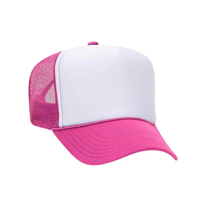 OEM Structured Trucker Cap Mesh Back Trucker <b>Hat</b> Printed Cap Low MOQ Custom Production - Product Image 3