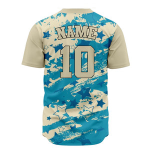 Stylish baseball jersey for men with sublimated colors and custom numbers for sports team wear - Product Image 6