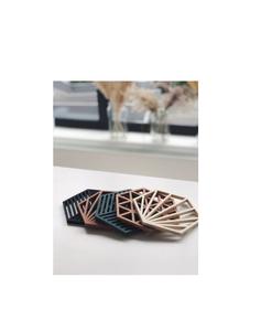 Wholesale Bulk Durable Round Wooden Coaster Set 300mm Diameter Custom Logo for Export Quality Dining <b>Table</b> Drinkware <b>Protection</b> - Product Image 6