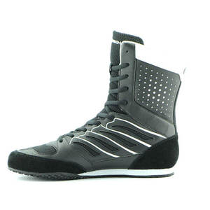 Conception et logo personnalisés bonnes ventes chaussures de boxe chaussures de boxe légères fabriquées par des professionnels - Product Image 3